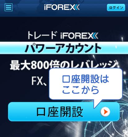 iFOREX(アイフォレックス)の口座開設方法手順