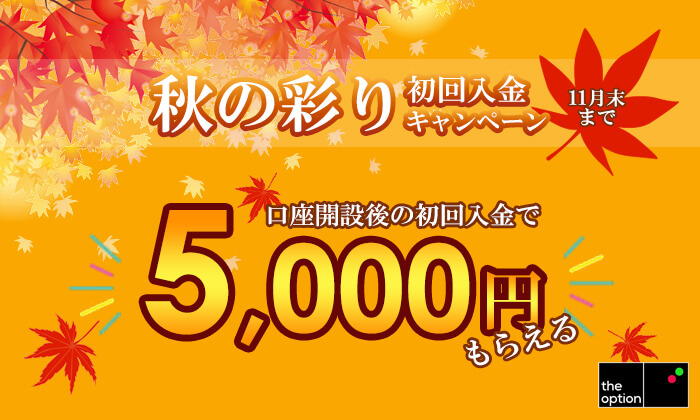 ザオプション初回入金キャンペーン